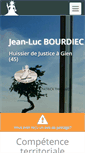 Mobile Screenshot of huissier-gien.com