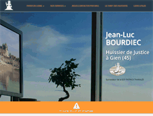 Tablet Screenshot of huissier-gien.com